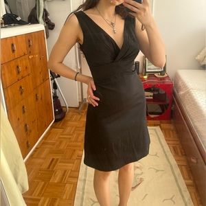 Black Midi Dress for larger breasts size US 0